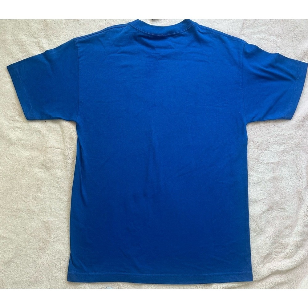 New Hurley Blue Red Skate Surf T Shirt Mens M NWT 100%‎ Cotton 0248 - Picture 7 of 9
